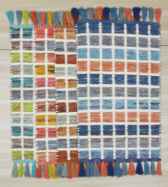 Yüksek çözünürlüklü motifleri ve renkleri olan el halıları ve halıları