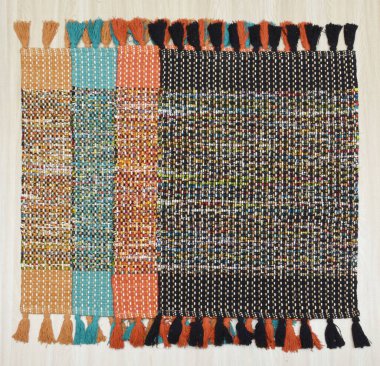 Yüksek çözünürlüklü motifleri ve renkleri olan el halıları ve halıları