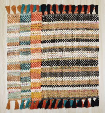 Yüksek çözünürlüklü motifleri ve renkleri olan el halıları ve halıları