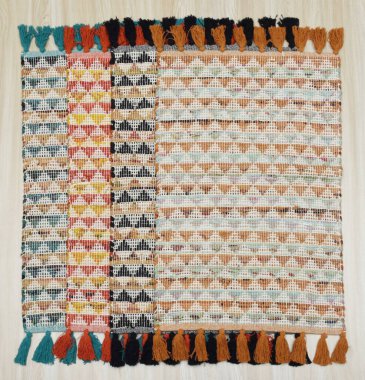 Yüksek çözünürlüklü motifleri ve renkleri olan el halıları ve halıları