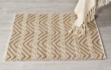 Jute Halı ve Halı, yüksek çözünürlüklü yaratıcı desen
