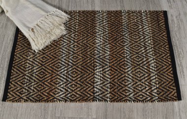 Jute Halı ve Halı, yüksek çözünürlüklü yaratıcı desen