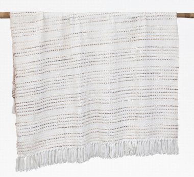 Örgü fırlat, yüksek çözünürlüklü orijinal boho tarzı.