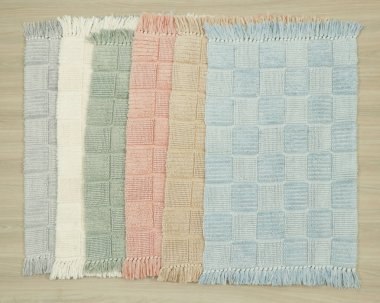 Yüksek çözünürlüklü modern desenli ve renkli el yapımı Bathmat tasarımları