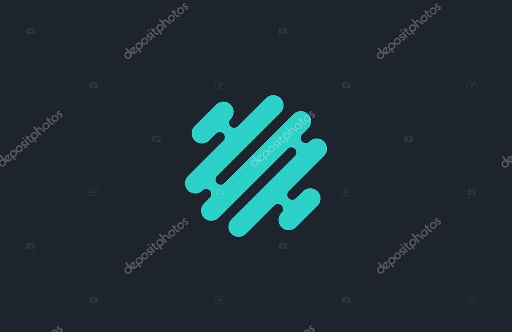 Creative logo. Brain logo. Minimalistic logo design. Abstract logo