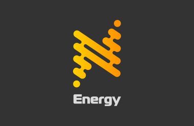 Enerji logo tasarımı. Flash logo. Satır logo kavramı. Logo yaratıcı. Geometrik logosu.