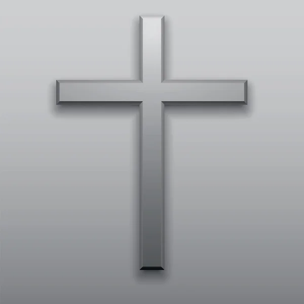 Cruz blanca, religión, jesus, cristianismo, minimalismo, catolicismo, religión moderna, logotipo, diseño de cruz, concepto de cruz — Archivo Imágenes Vectoriales