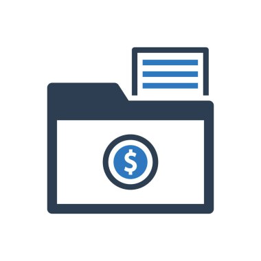 para dizin simgesi belge dosya sembolü (vektör illüstrasyonu)