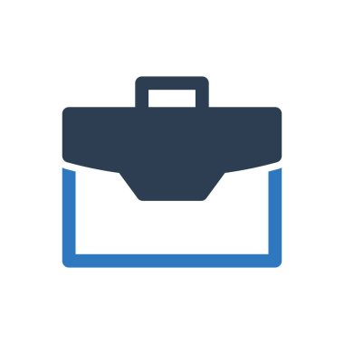 ofis evrak çantası simgesi iş çantası simgesi (vektör illüstratörü)