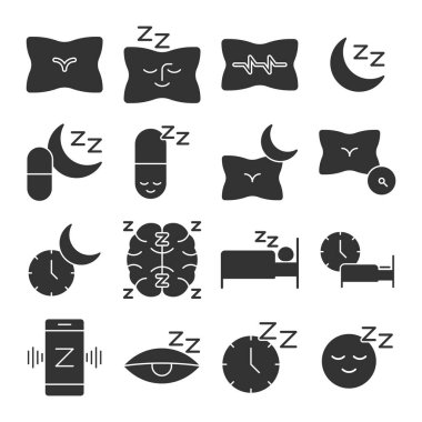 Uyku Yastığı Simgesi İşaret Sembolü