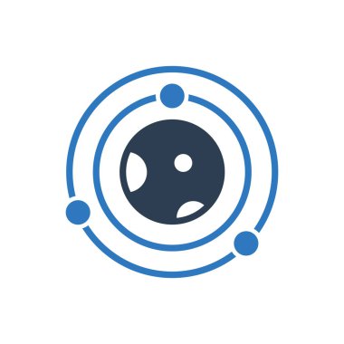 Güneş Sistemi Simgesi İşaret Sembolü