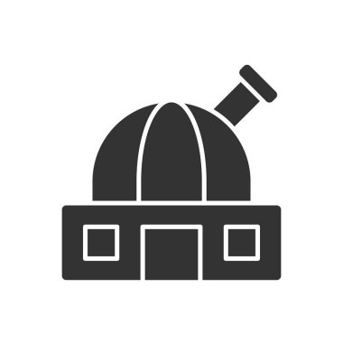 Gözlemevi Simgesi Sembol Vektörü