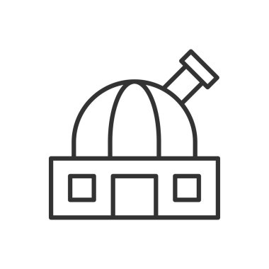 Gözlemevi Simgesi Sembol Vektörü