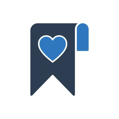 Favori Yer İmleri Simgesi Sembol Vektörü