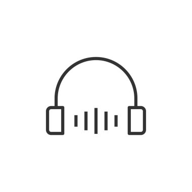 Kulaklık Ses Simgesi - Müşteri Desteği Simgesi