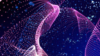 soyut neon ışıklandırılmış arkaplan, dijital sanat