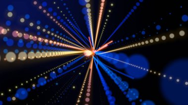 Renkli ışık yolları, soyut arkaplan