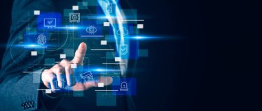 İnsan yeni hologram teknolojisi kullanıyor.