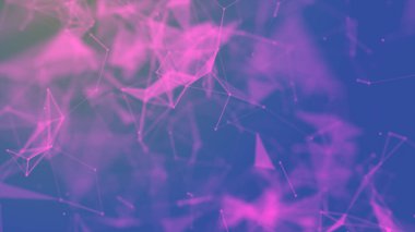 Çizgiler ve noktalar, soyut çokgen arkaplan