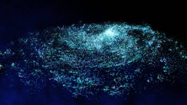 soyut neon ışıklandırılmış arkaplan, dijital sanat