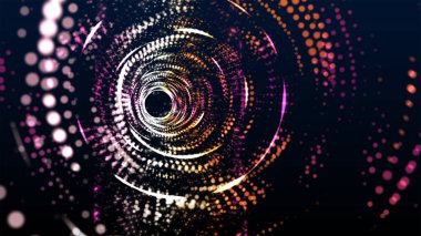 soyut neon ışıklandırılmış arkaplan, dijital sanat