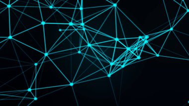 Çizgiler ve noktalar, soyut çokgen arkaplan