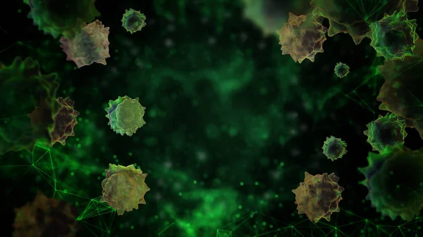 Coronavirus Theme Illustration Pandemic Concept — Stock Photo, Image