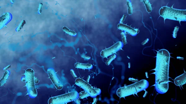 Blutzellen Und Viren Biologischer Hintergrund — Stockfoto