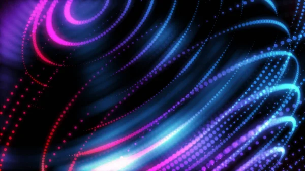 Neon Lights Moving Shape Abstract Wallpaper — Stock Photo, Image