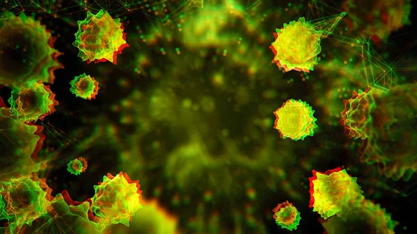Coronavirus Tema Ilustración Concepto Pandémico — Foto de Stock