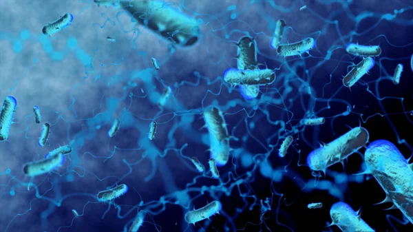 세포와 바이러스 생물학적 개념의 — 스톡 사진