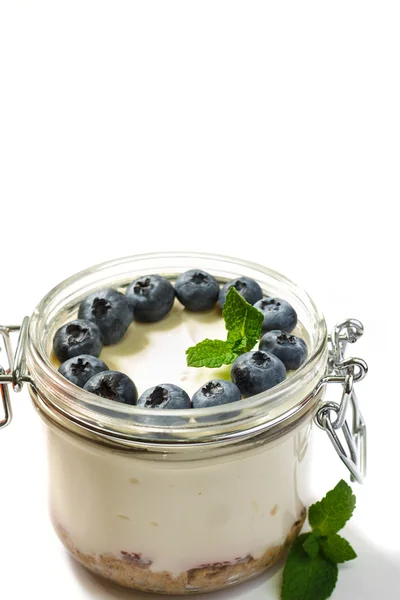 Yaban mersini ve nane ile Cheesecake