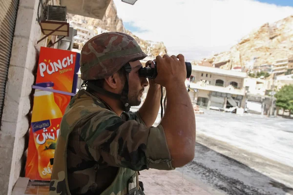 Soldado del Ejército Nacional Sirio — Foto de Stock