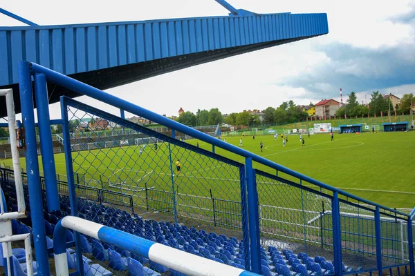 Voetbalstadion Iglopoll Debica — Stockfoto