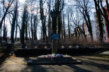 Polonya 'daki eski tarihi mezarlık