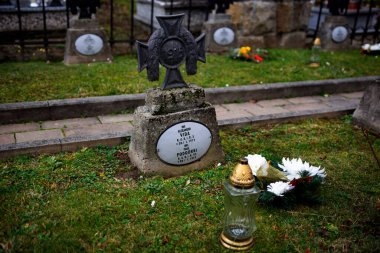 Polonya 'daki eski tarihi mezarlık