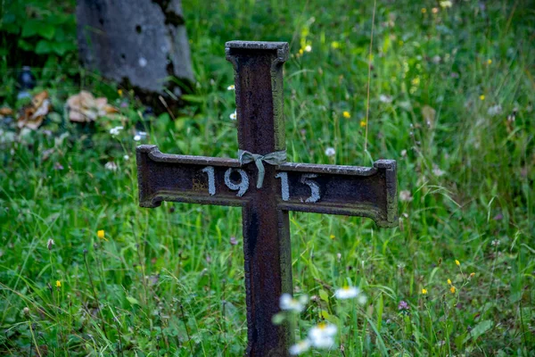 Oude Historische Begraafplaats Polen — Stockfoto