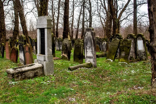 Antiguo Cementerio Histórico Polonia — Foto de Stock