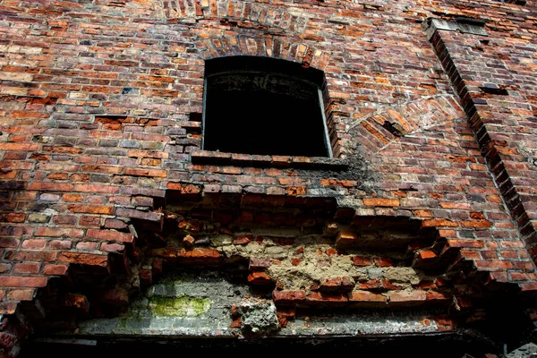 Bieczyce Deki Bir Tahıl Fabrikasının Kalıntıları — Stok fotoğraf