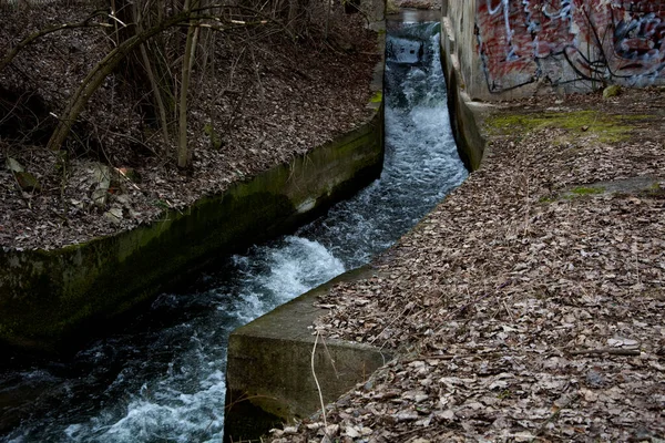 Ruïnes Van Een Graanmolen Bieczyce — Stockfoto