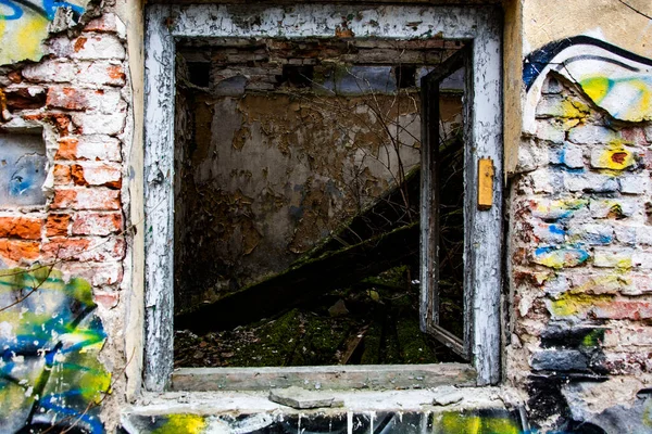 Ruins Grain Mill Bieczyce — Stock Photo, Image