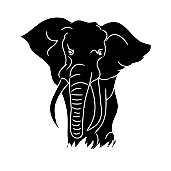 Download Elephant head ⬇ Vector Image by © Tribaliumivanka | Vector ...