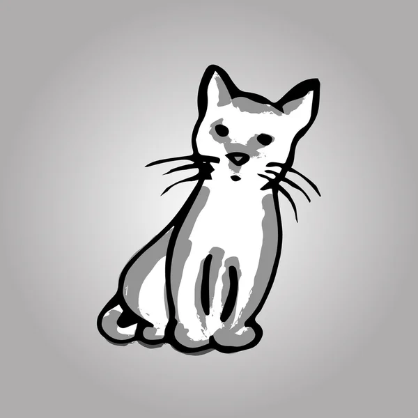 Divertido gatito imagen 3 — Vector de stock