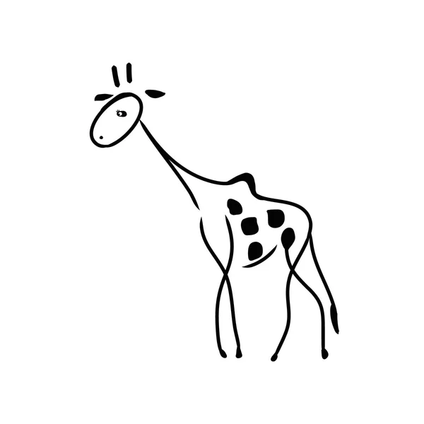 Modèle abstrait de girafe 1 — Image vectorielle