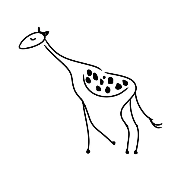 Abstract giraffe pattern 0 — Stock Vector