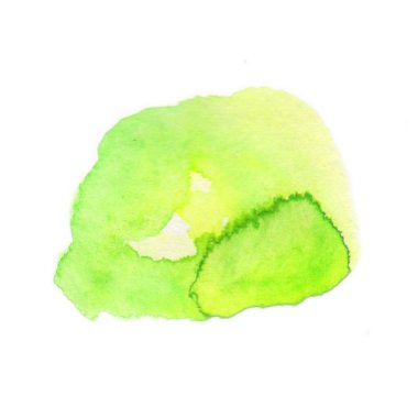 Akışkan sanat. Beyaz arkaplan çiziminde suluboya lekesi