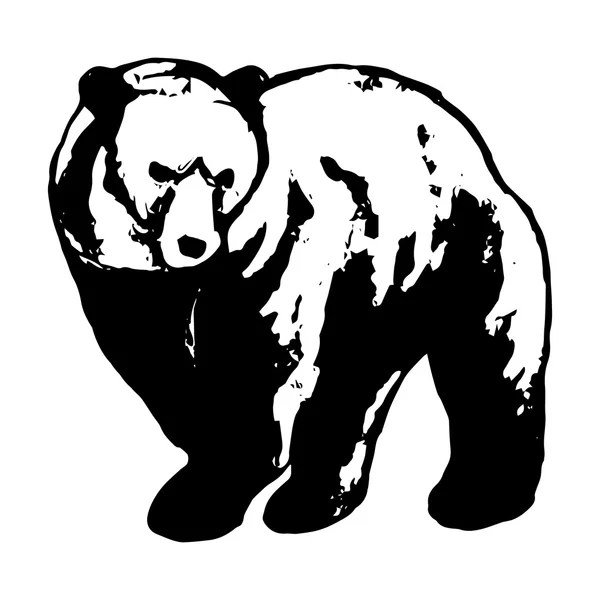 Urso castanho 2 (abstração padrão ) —  Vetores de Stock
