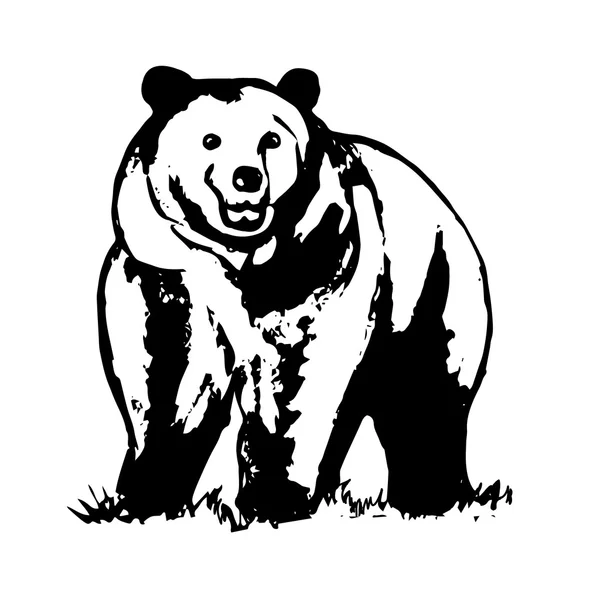 棕色的熊 1 (模式抽象) — 图库矢量图片
