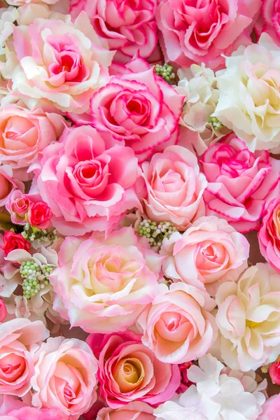 พื้นหลังดอกกุหลาบสีอ่อน — ภาพถ่ายสต็อก