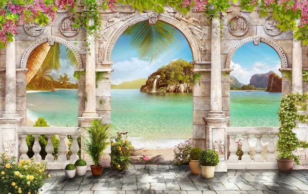 Arco Vista Mare — Foto Stock